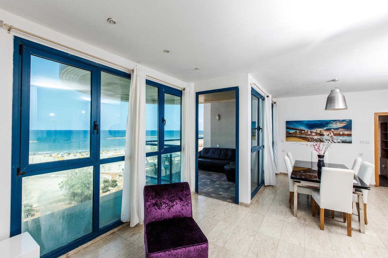 Ocean Front Apartments First Line To The Beach Tel Aviv Esterno foto